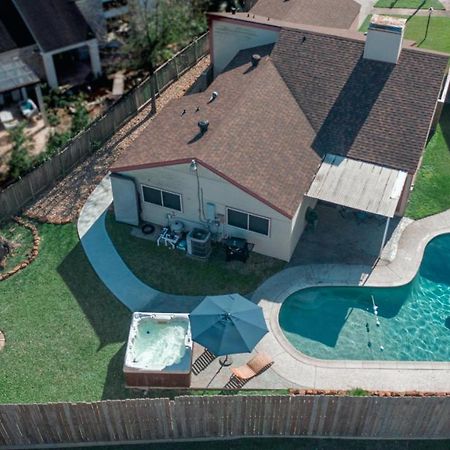 1976Houstongem Luminous Pvtpool & Hottub Dt20Mins For Lrg Families 6Beds 2Bath Villa Exteriör bild