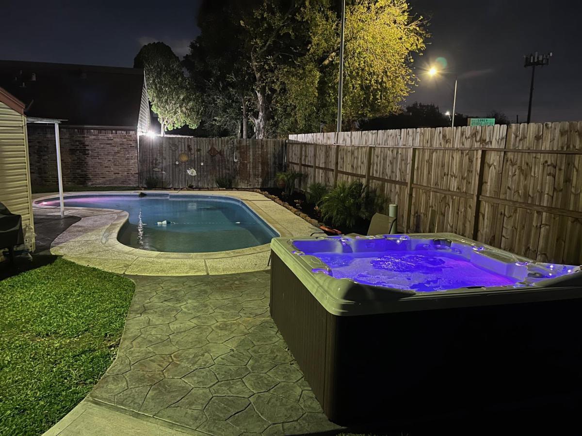 1976Houstongem Luminous Pvtpool & Hottub Dt20Mins For Lrg Families 6Beds 2Bath Villa Exteriör bild
